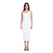Midi Dresses Versace Jeans Couture , White , Dames