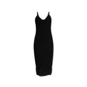 Tweed slip jurk Jil Sander , Black , Dames