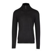 Turtlenecks Fedeli , Black , Heren