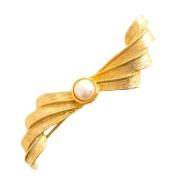 Pre-owned Pearl brooches Givenchy Pre-owned , Yellow , Dames