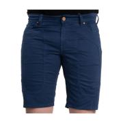 Blauwe Bermuda Shorts voor Mannen Jeckerson , Blue , Heren