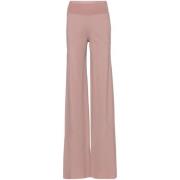 Stoffige Roze Bias Broek Rick Owens , Pink , Dames