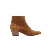 Pre-owned Suede boots Yves Saint Laurent Vintage , Brown , Dames