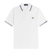 Witte T-shirts en Polos Fred Perry , White , Heren
