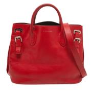 Pre-owned Leather handbags Ralph Lauren Pre-owned , Red , Dames