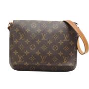 Pre-owned Canvas louis-vuitton-bags Louis Vuitton Vintage , Brown , Da...