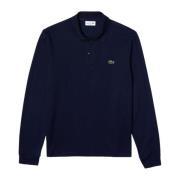 Blauwe T-shirts en Polos Lacoste , Blue , Heren