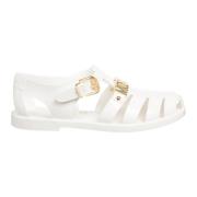 Jelly Sandals Moschino , White , Dames
