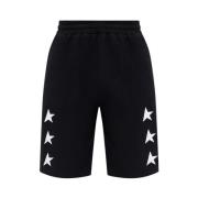 Shorts met Logo Golden Goose , Black , Heren