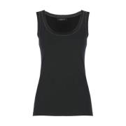 Sleeveless Tops Fabiana Filippi , Black , Dames