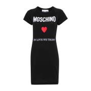 Summer Dresses Moschino , Black , Dames