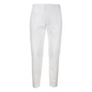 Slim-fit Trousers Fay , White , Heren