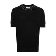 T-Shirts Brunello Cucinelli , Black , Heren