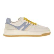 Retro-geïnspireerde Hogan H630 Sneakers Hogan , Beige , Dames