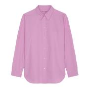 Boyfriend shirt blouse oversized Marc O'Polo , Purple , Dames
