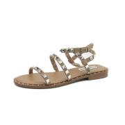 Flat Sandals Steve Madden , Beige , Dames