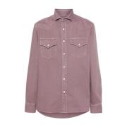 Blouses Shirts Brunello Cucinelli , Pink , Heren