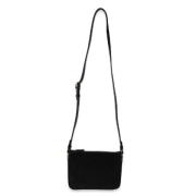 Pre-owned Suede crossbody-bags Yves Saint Laurent Vintage , Black , Da...