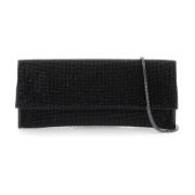 Kristal Mesh Kate Clutch Benedetta Bruzziches , Black , Dames