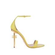 High Heel Sandals Elisabetta Franchi , Yellow , Dames