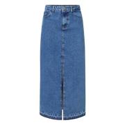 Maxi Skirts Philosophy di Lorenzo Serafini , Blue , Dames