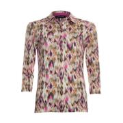 Roberto Sarto shirt Polo shirt 411164/h1520 multicolor (d.rose-rust-of...