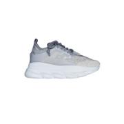 Pre-owned Fabric sneakers Versace Pre-owned , Gray , Dames