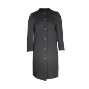 Pre-owned Wool outerwear Prada Vintage , Black , Dames