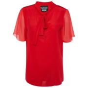 Pre-owned Silk tops Moschino Pre-Owned , Red , Dames