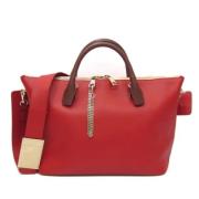 Pre-owned Leather handbags Chloé Pre-owned , Red , Dames