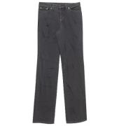 Pre-owned Denim bottoms Alexander McQueen Pre-owned , Gray , Dames