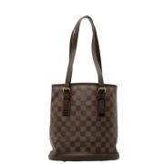 Pre-owned Canvas shoulder-bags Louis Vuitton Vintage , Brown , Dames