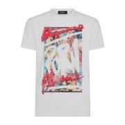 Rocco Cool Fit Tee Dsquared2 , Multicolor , Heren