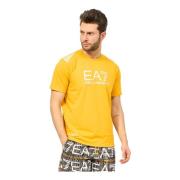 T-Shirts Emporio Armani EA7 , Orange , Heren