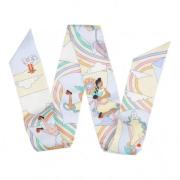 Pre-owned Silk scarves Hermès Vintage , Multicolor , Dames