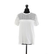 Pre-owned Cotton tops Valentino Vintage , White , Dames