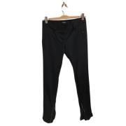 Pre-owned Wool bottoms Balmain Pre-owned , Black , Dames