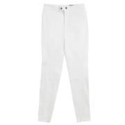 Pre-owned Fabric bottoms Gucci Vintage , White , Dames