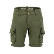 Cargo Crew Shorts Donker Olijf Alpha Industries , Green , Heren