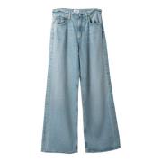 Luxe Baggy Alemayde Fit Jeans Citizen , Blue , Dames