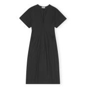 Midi Dresses Ganni , Black , Dames