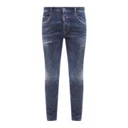Slim-fit Jeans van Stretchkatoen Dsquared2 , Blue , Heren