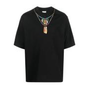 Zwarte T-shirts en Polos Collectie Marcelo Burlon , Black , Heren