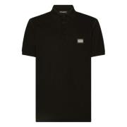 Zwarte T-shirts en Polos Collectie Dolce & Gabbana , Black , Heren