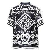 Zwarte Overhemden voor Mannen Dolce & Gabbana , Black , Heren
