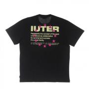 Info Tee Black - Streetwear Collectie Iuter , Black , Heren