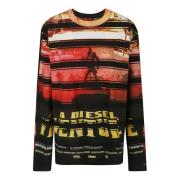 Long Sleeve Tops Diesel , Multicolor , Heren