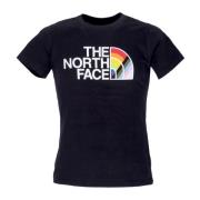 Lady Pride Tee - Streetwear Collectie The North Face , Black , Dames