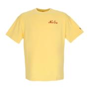 Half Time Tee Streetwear Geel/Rood New Era , Yellow , Heren