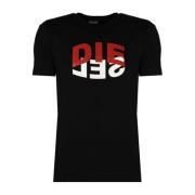 T-Shirts Diesel , Black , Heren